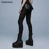 WK-492DQF Daily Gothic Ragged Leggings?-??Punk Rave Clothing