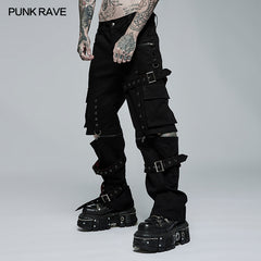 WK-500XCM 2022 Punk Detachable Trousers?-??Punk Rave Clothing