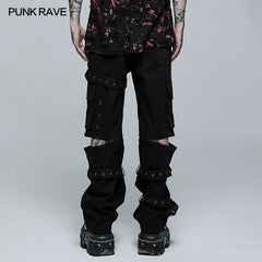 WK-500XCM 2022 Punk Detachable Trousers?-??Punk Rave Clothing