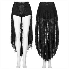 WK-502XCF Gothic coffin shorts?-??Punk Rave Clothing