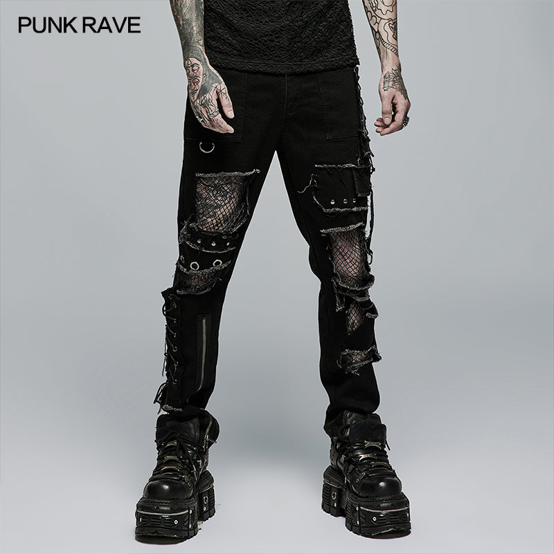 WK-503XCM 2022 Punk Decadent Trousers?-??Punk Rave Clothing