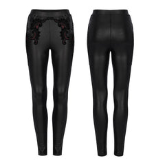 WK-516DDF Gothic exquisite applique leggings?-??Punk Rave Clothing