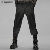 WK-529XCM Post-apocalyptic style tatting pants?-??Punk Rave Clothing