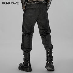 WK-529XCM Post-apocalyptic style tatting pants?-??Punk Rave Clothing