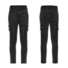 WK-531NCM Post-apocalyptic style pants?-??Punk Rave Clothing