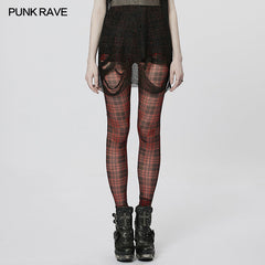 WK-539DDF Punk Simple colorful Leggings?-??Punk Rave Clothing