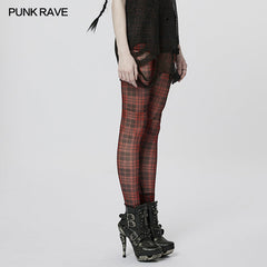 WK-539DDF Punk Simple colorful Leggings?-??Punk Rave Clothing
