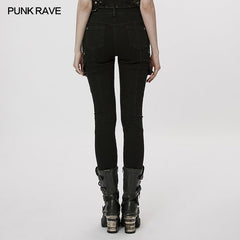 WK-541XCF Punk Tight Jeans?-??Punk Rave Clothing
