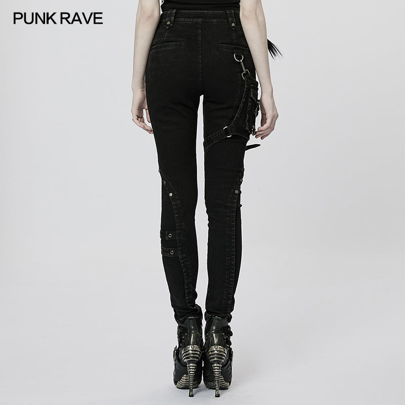 WK-546XCF PUNK Heavy Metal Pants?-??Punk Rave Clothing