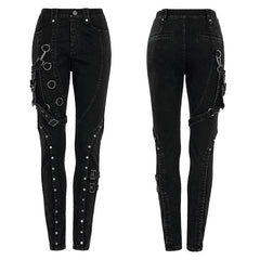 WK-546XCF PUNK Heavy Metal Pants?-??Punk Rave Clothing