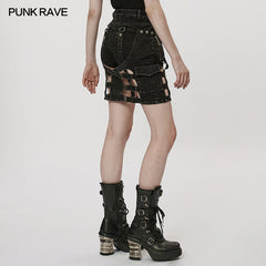 WK-555XDF The Post-apocalyptic Techwear style shorts?-??Punk Rave Clothing