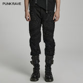 WK-561XCM Goth distressed streetwear pants?-??Punk Rave Clothing