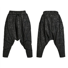 WK-571XCM Doomsday Cyberpunk Mens Cropped Trousers?-??Punk Rave Clothing