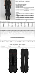 WK-596XCF Edgy Gothic Punk Pants with Straps and Buckle Details?-??Punk Rave Clothing