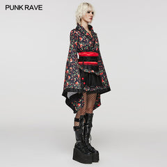 WLQ-001LQF Lolita printed kimono?-??Punk Rave Clothing