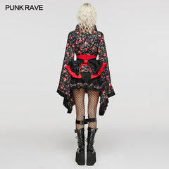 WLQ-001LQF Lolita printed kimono?-??Punk Rave Clothing