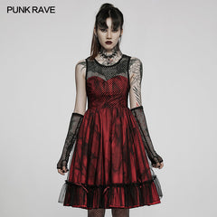 WLQ-099LQF Dark Lolita Dress?-??Punk Rave Clothing