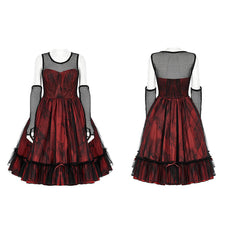 WLQ-099LQF Dark Lolita Dress?-??Punk Rave Clothing