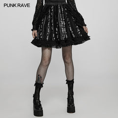 WLQ-100BQF Lolita lovely embroidered skirt?-??Punk Rave Clothing