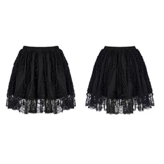 WLQ-101BQF Lolita ragged texture knitted skirt?-??Punk Rave Clothing