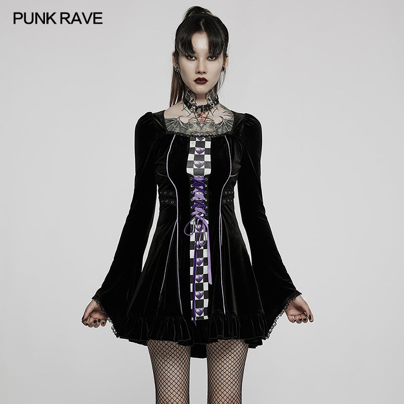 WLQ-102LQF Goth lolita girls dress?-??Punk Rave Clothing
