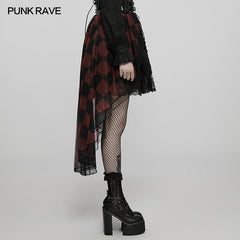 WLQ-103BQF Dark Lolita Skirt Cover?-??Punk Rave Clothing