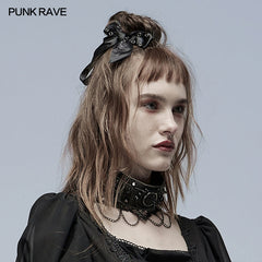 WLS-061FSF Cute punk bow headware?-??Punk Rave Clothing