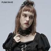 WLS-063LHF Dark Lolita collar?-??Punk Rave Clothing