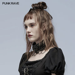 WLS-063LHF Dark Lolita collar?-??Punk Rave Clothing