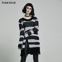 WM-063TMF Gothic pullover sweater?-??Punk Rave Clothing