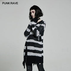 WM-063TMF Gothic pullover sweater?-??Punk Rave Clothing