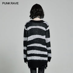 WM-063TMF Gothic pullover sweater?-??Punk Rave Clothing