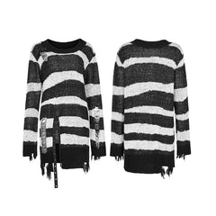 WM-063TMF Gothic pullover sweater?-??Punk Rave Clothing