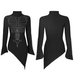 WM-064TMF Two wear irregular sweaters?-??Punk Rave Clothing