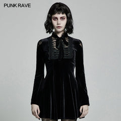 WQ-516LQF Gothic daily dress?-??Punk Rave Clothing