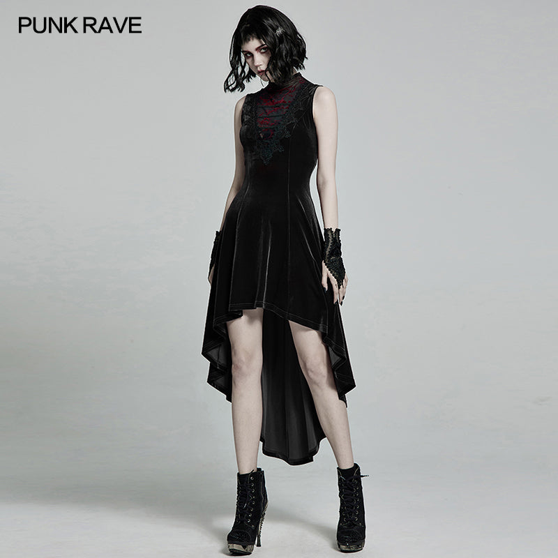 Punk Rave WQ-523LQF Sexy Retro Elegant Gothic Dress?-??Punk Rave Clothing