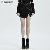 WQ-524BQF 2022 Punk half skirt?-??Punk Rave Clothing