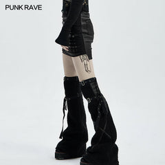 WQ-535BQF Steampunk tassel half skirt?-??Punk Rave Clothing