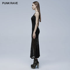WQ-546LQF 2022 Goth daily slip dress?-??Punk Rave Clothing