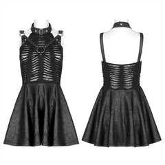 WQ-547LQF Goth sexy cut dress?-??Punk Rave Clothing