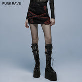 WQ-548BQF Gothic worn-out and decadent skirt?-??Punk Rave Clothing