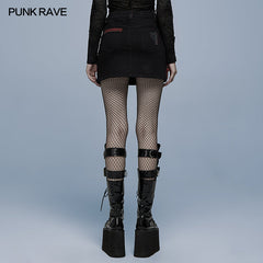 WQ-548BQF Gothic worn-out and decadent skirt?-??Punk Rave Clothing