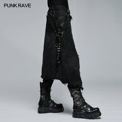 WQ-561BQM 2022 Mens Goth Stylish Kilt?-??Punk Rave Clothing