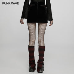 WQ-566BQF Gothic applique skirt?-??Punk Rave Clothing