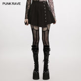 WQ-570BQF 2022 Punk pleated skirt?-??Punk Rave Clothing