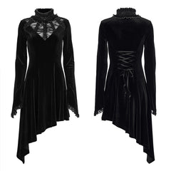WQ-584LQF WQ-584LQF Gothic asymmetric dress?-??Punk Rave Clothing