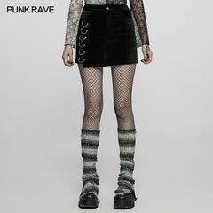 WQ-587BQF 2022 Punk asymmetric skirt?-??Punk Rave Clothing