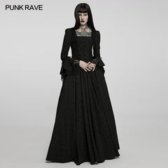 WQ-600LQF Gothic thorn rose gown?-??Punk Rave Clothing