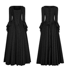 WQ-600LQF Gothic thorn rose gown?-??Punk Rave Clothing
