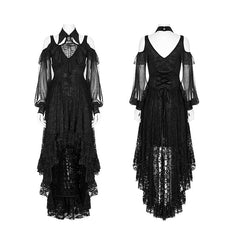 WQ-605LQF 2023 Goth lace dress?-??Punk Rave Clothing